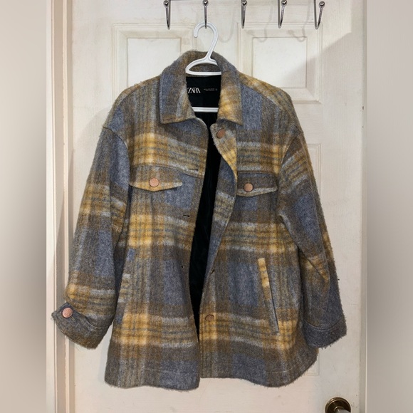 Zara Wool style Jacket - Picture 1 of 3